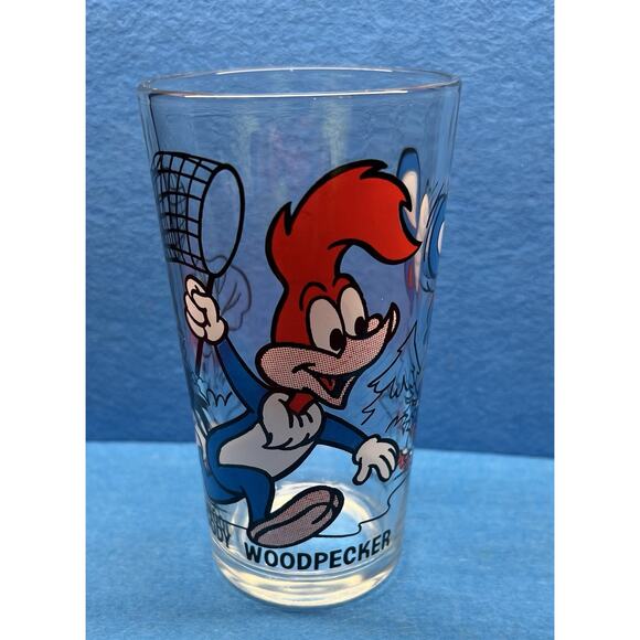 Walter Lantz Pepsi Collector Series Glass Woody‎ Woodpecker 1976-78 - Picture 1 of 7